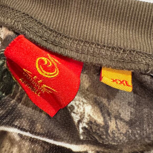 SHE Outdoor Camouflage Base Layer Shirt - XXL - Great - Picture 3 of 5